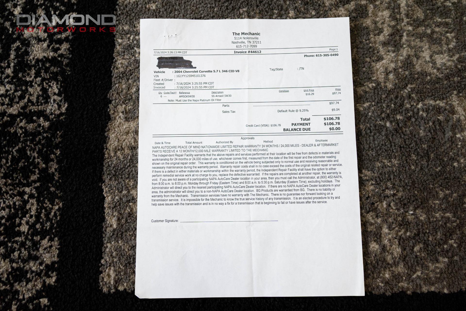 2004 CHEVROLET CORVETTE - Image 124