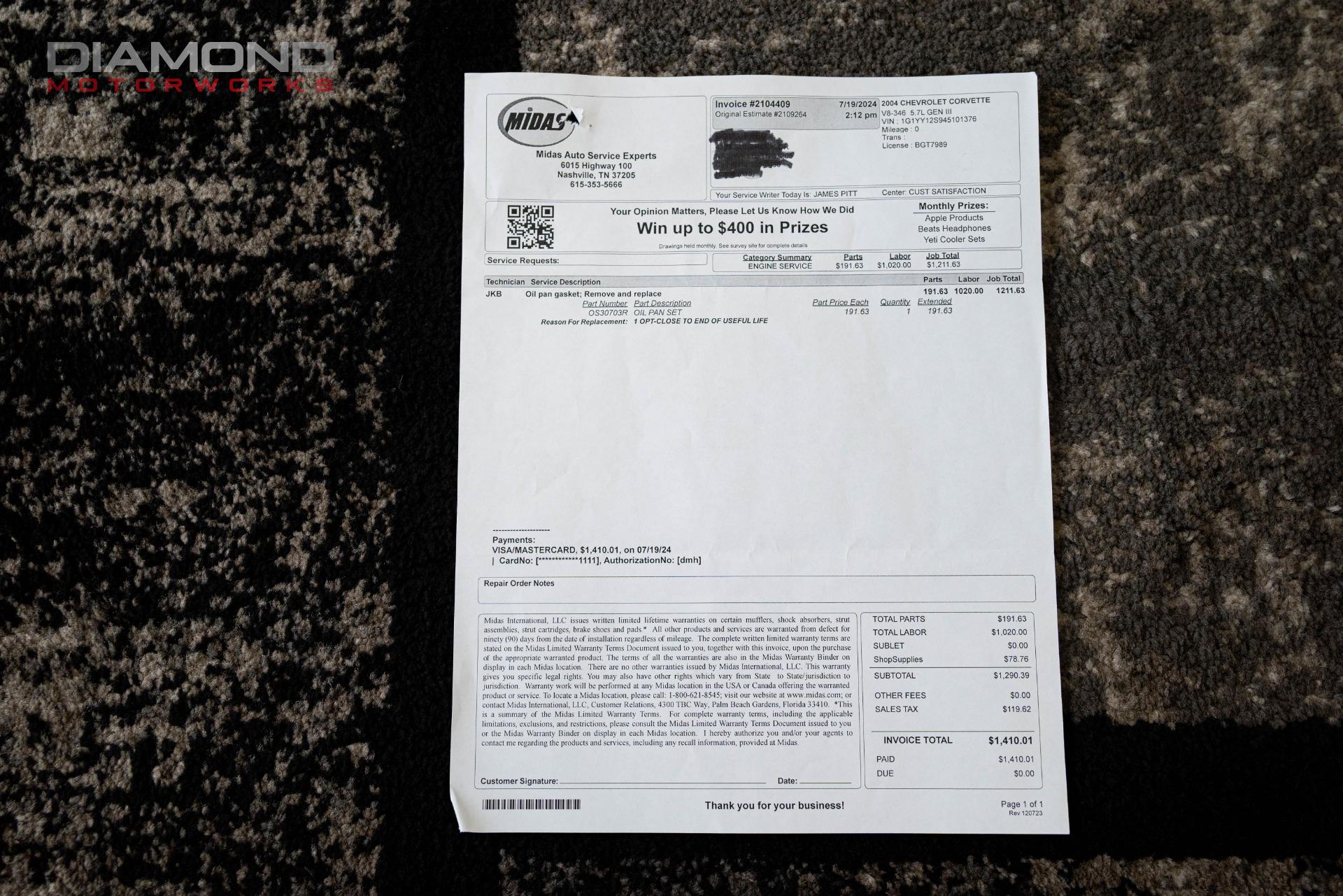 2004 CHEVROLET CORVETTE - Image 125