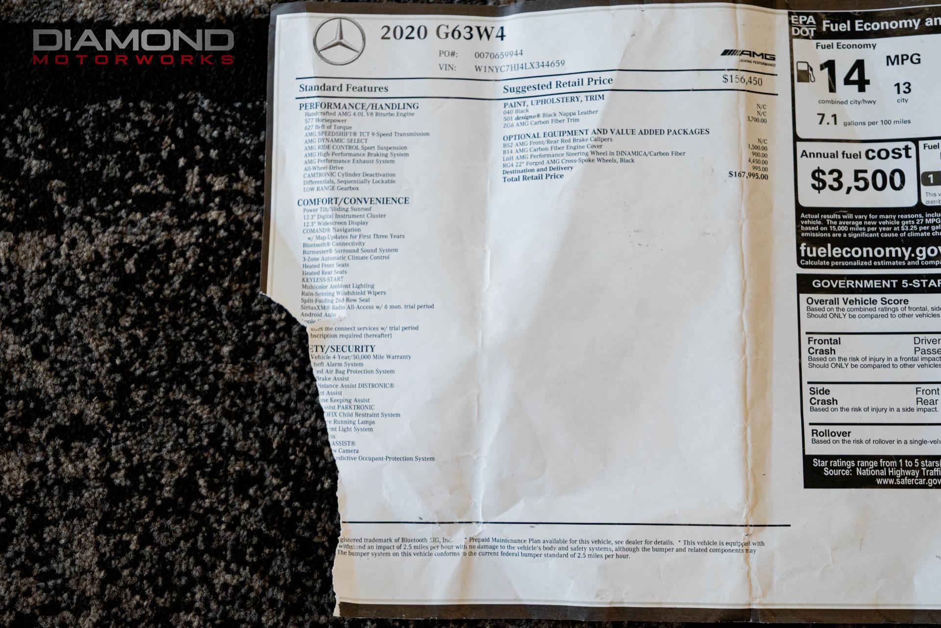 2020 MERCEDES-BENZ G-CLASS - Image 169