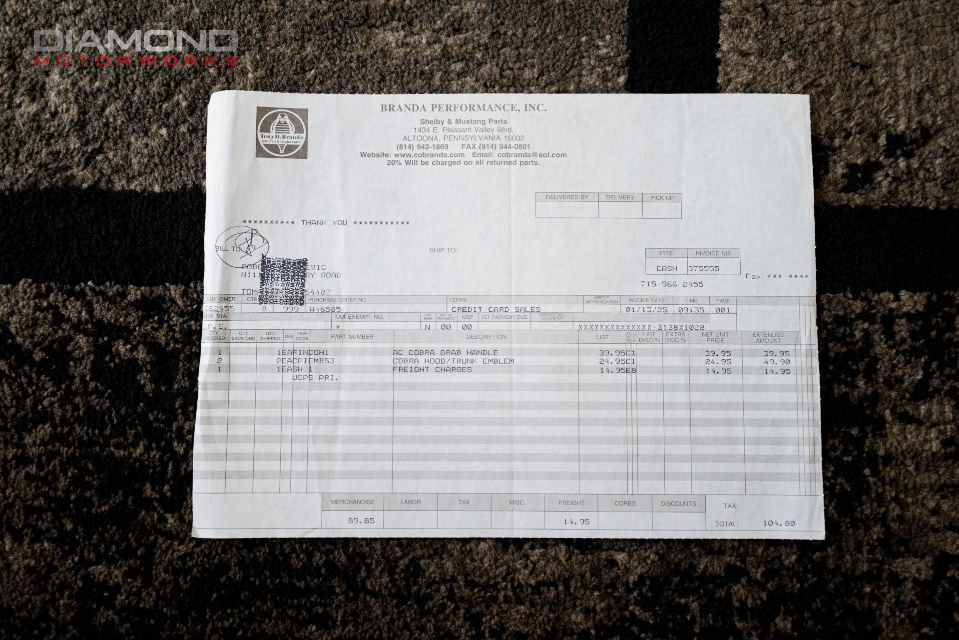 1965 SHELBY COBRA FACTORY FIVE - Image 161
