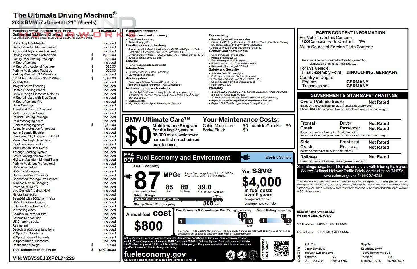2023 BMW I7 - Image 162