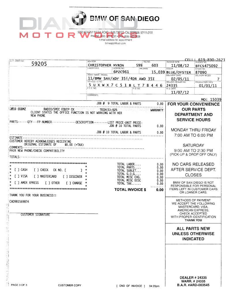2010 BMW 550I - Image 153