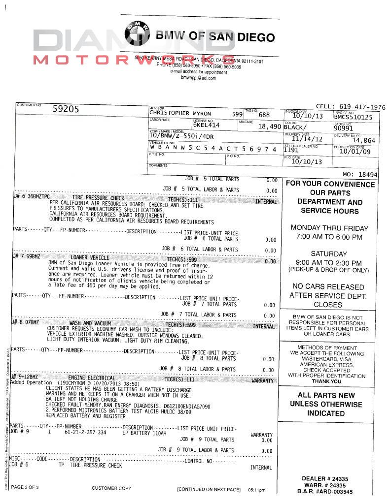 2010 BMW 550I - Image 156
