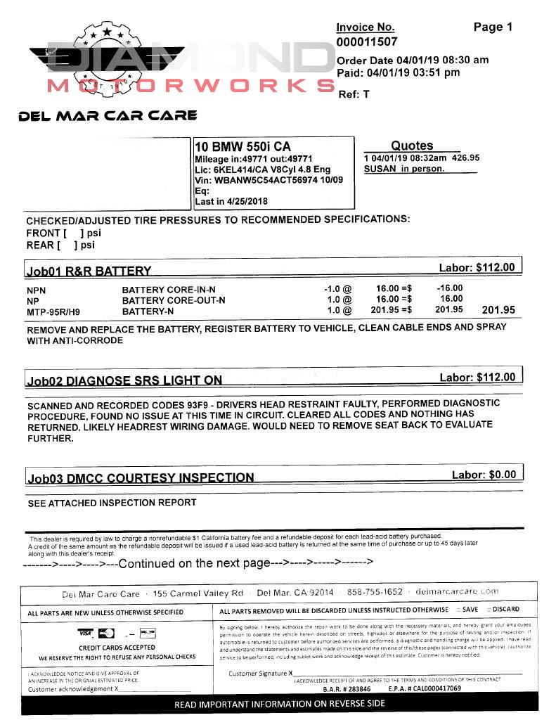 2010 BMW 550I - Image 171