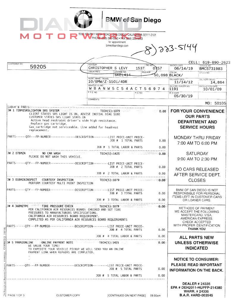 2010 BMW 550I - Image 173
