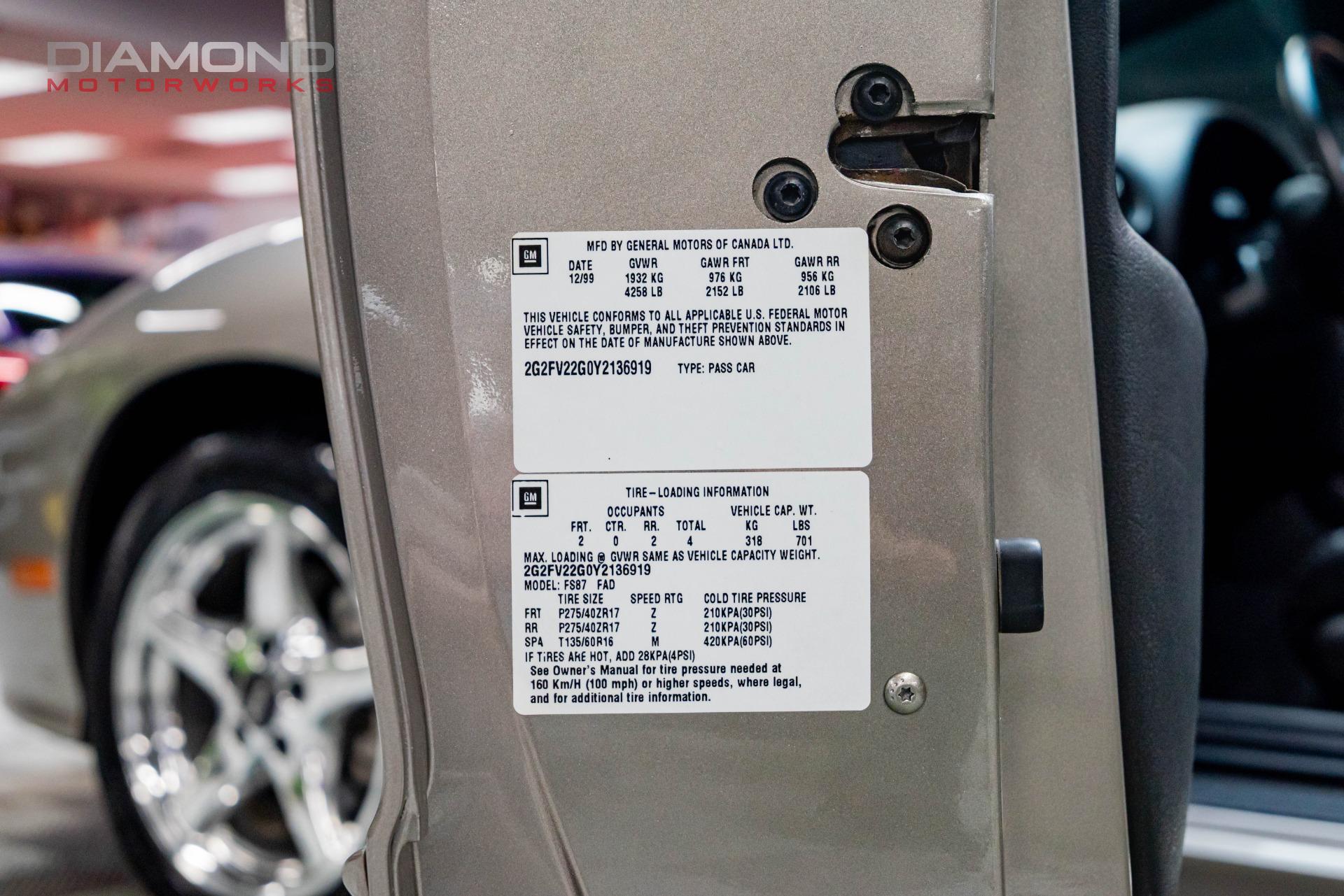 2000 PONTIAC FIREBIRD - Image 73