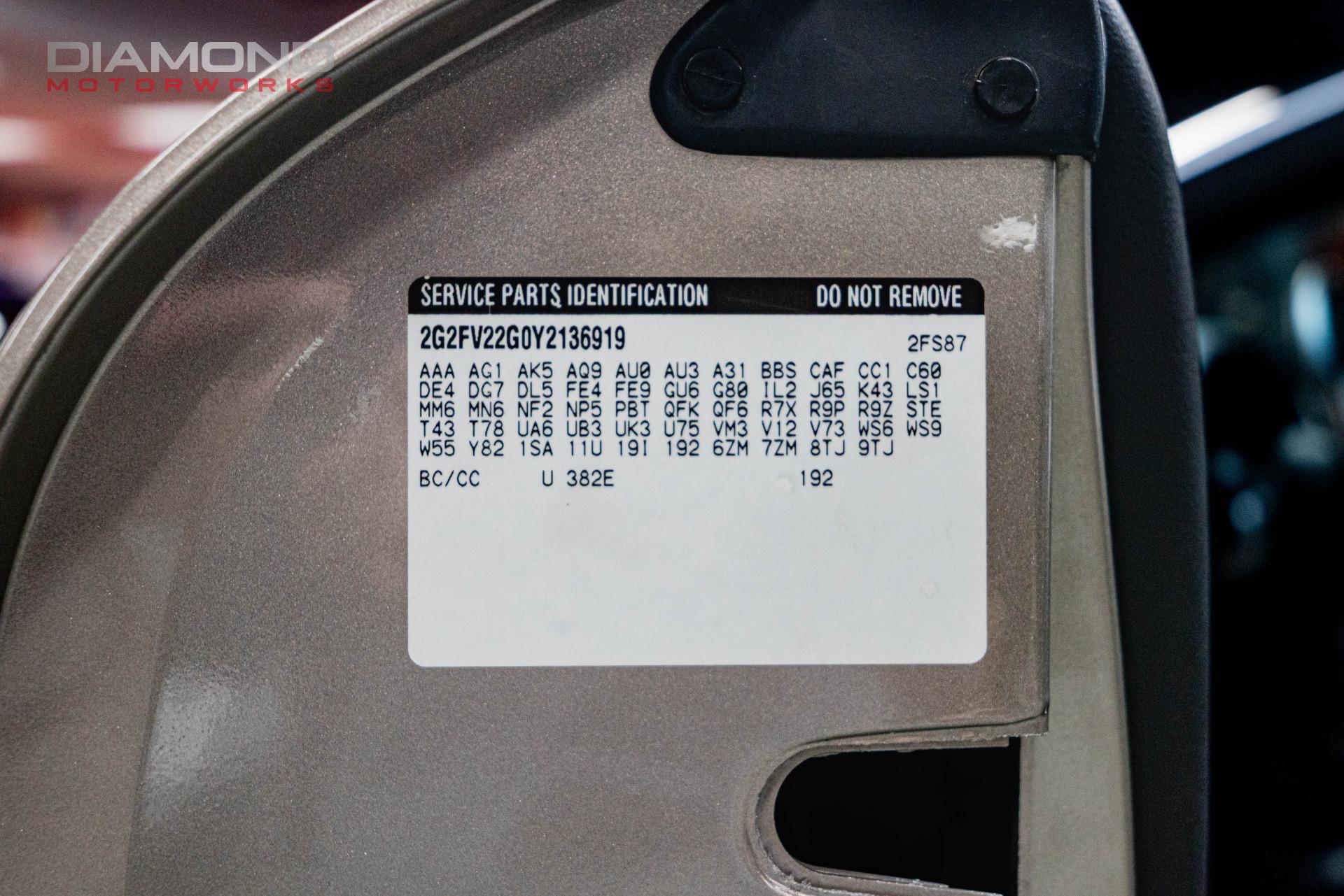 2000 PONTIAC FIREBIRD - Image 74