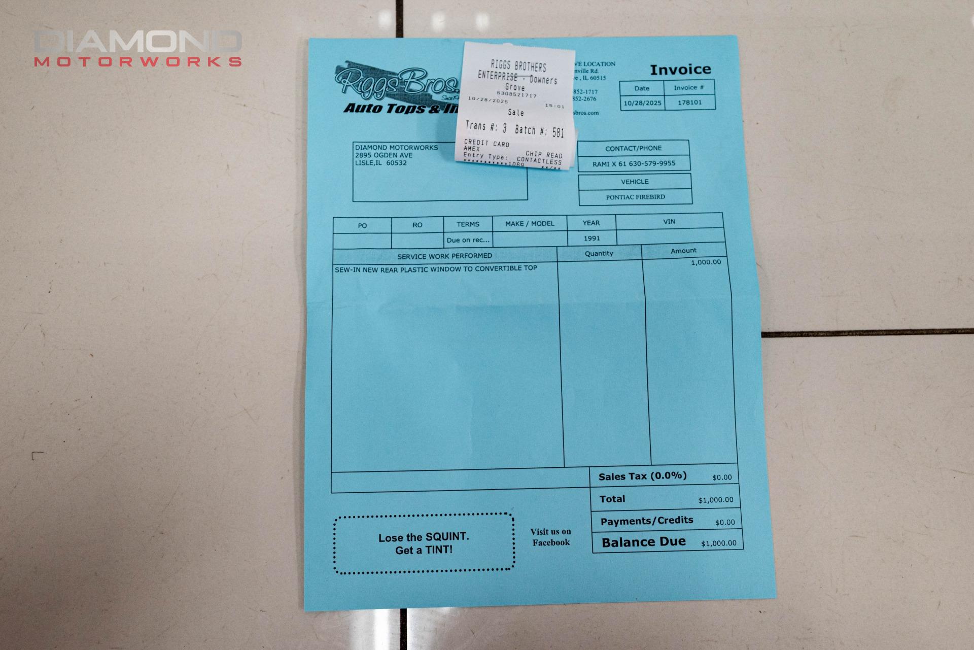 1991 PONTIAC FIREBIRD - Image 130