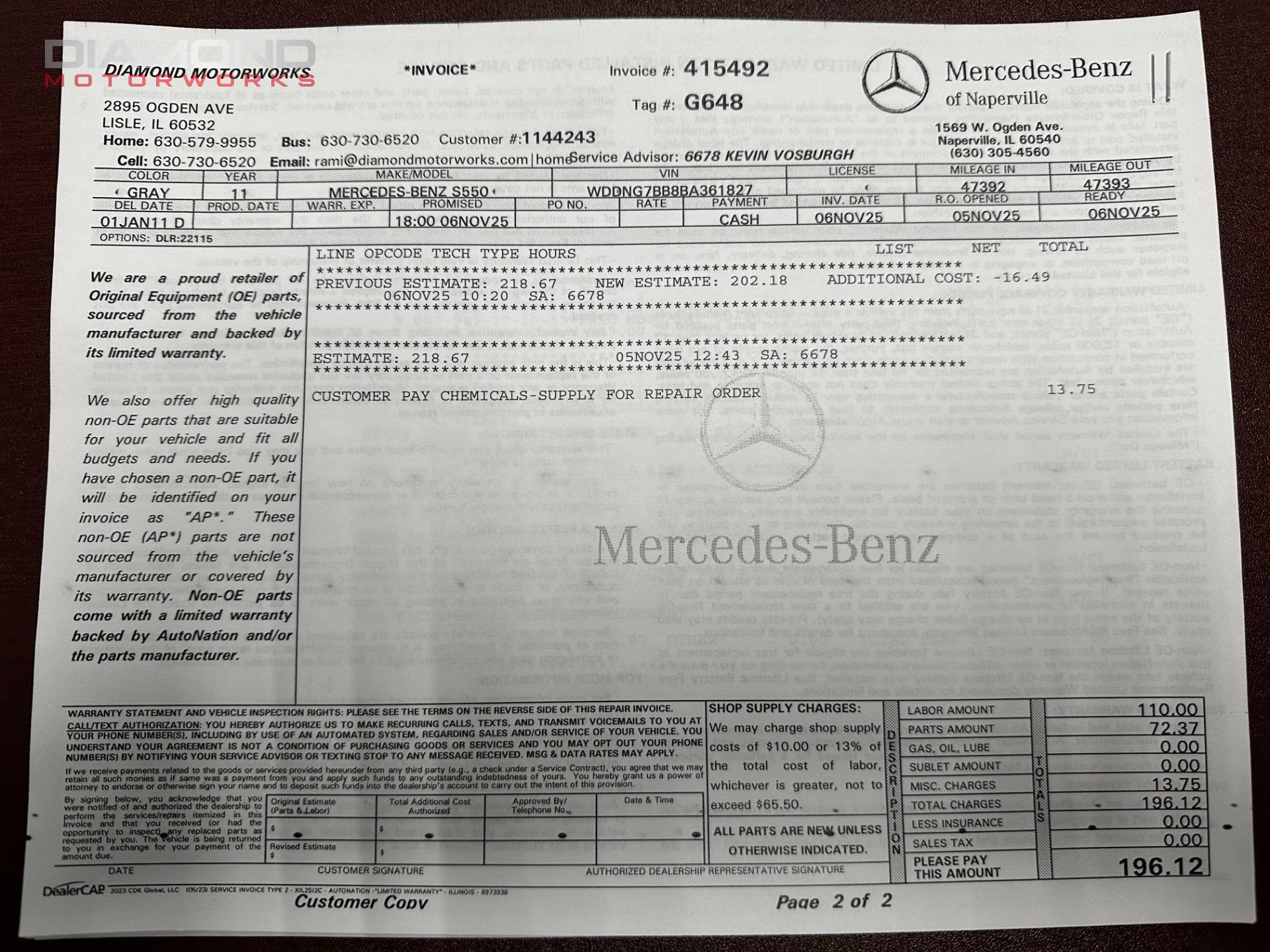 2011 MERCEDES-BENZ S-CLASS - Image 139