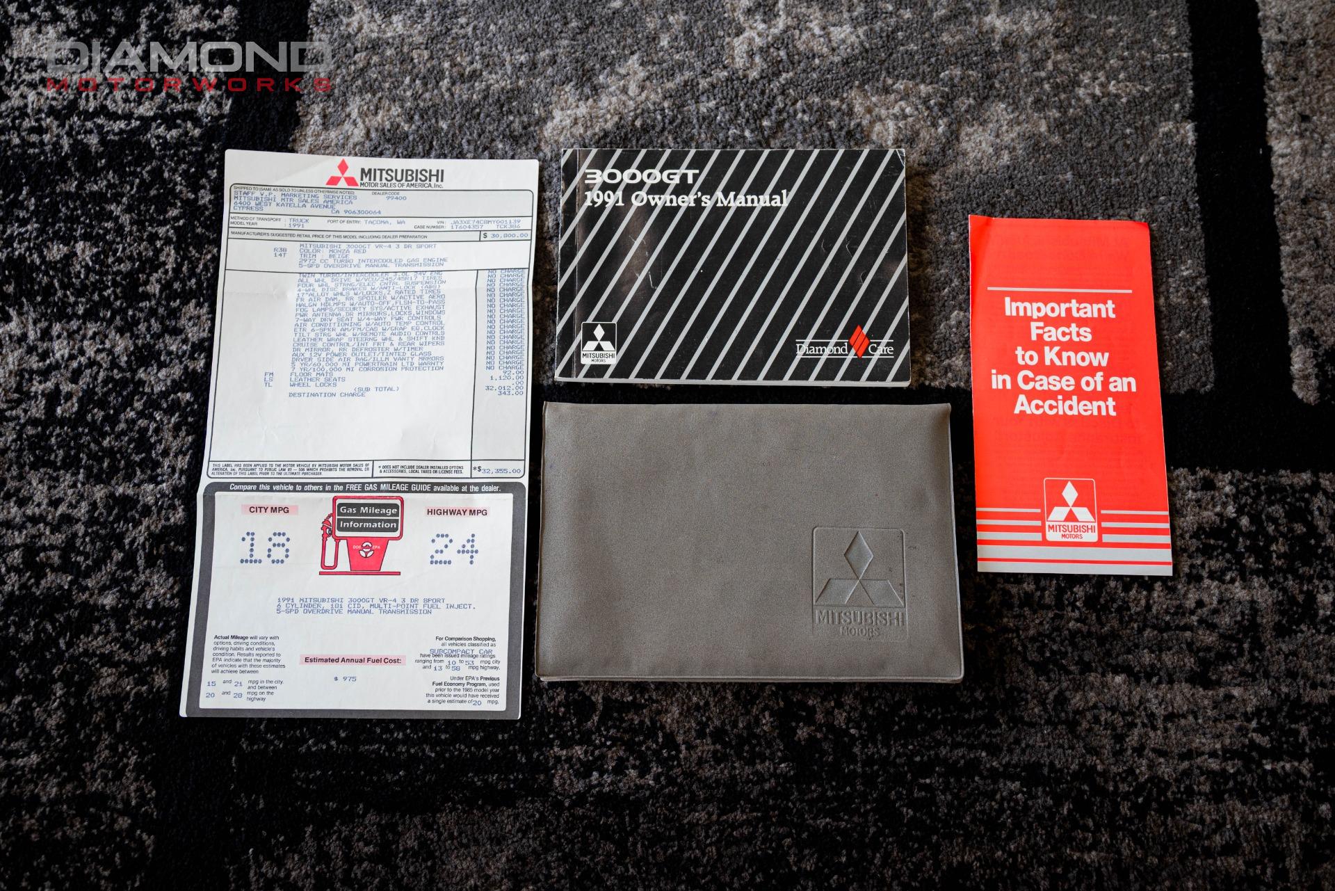 1991 MITSUBISHI 3000GT - Image 125