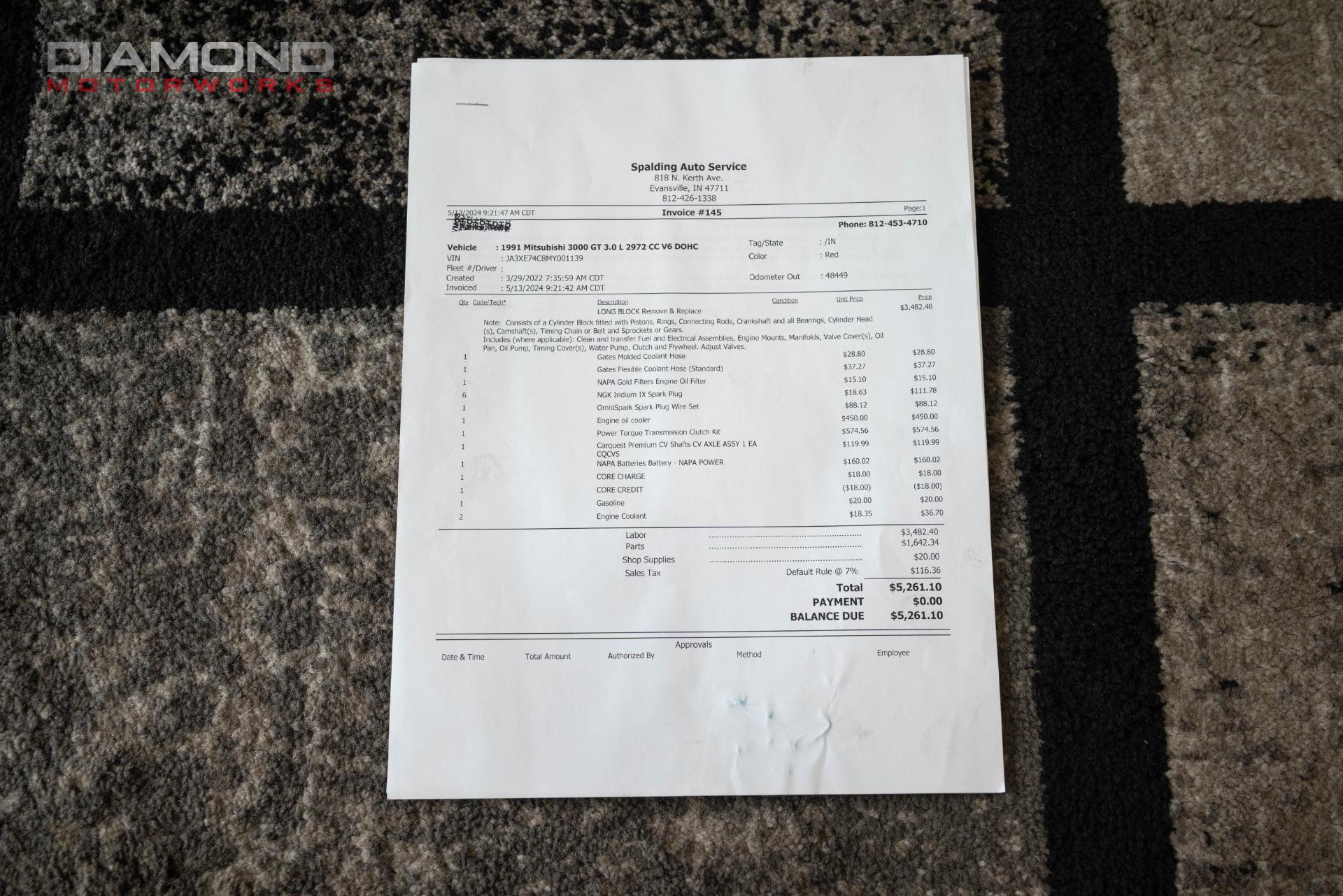 1991 MITSUBISHI 3000GT - Image 128