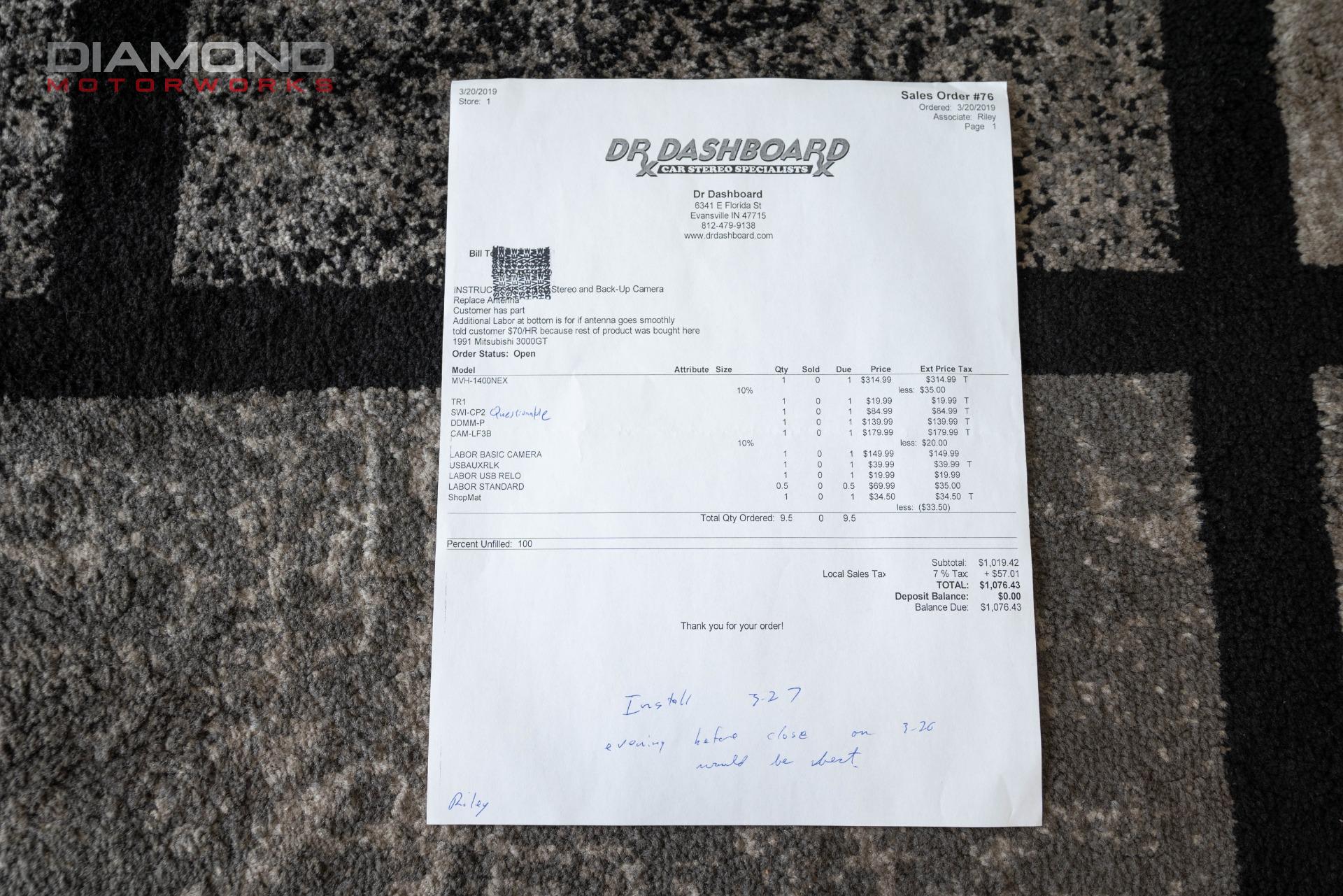 1991 MITSUBISHI 3000GT - Image 136