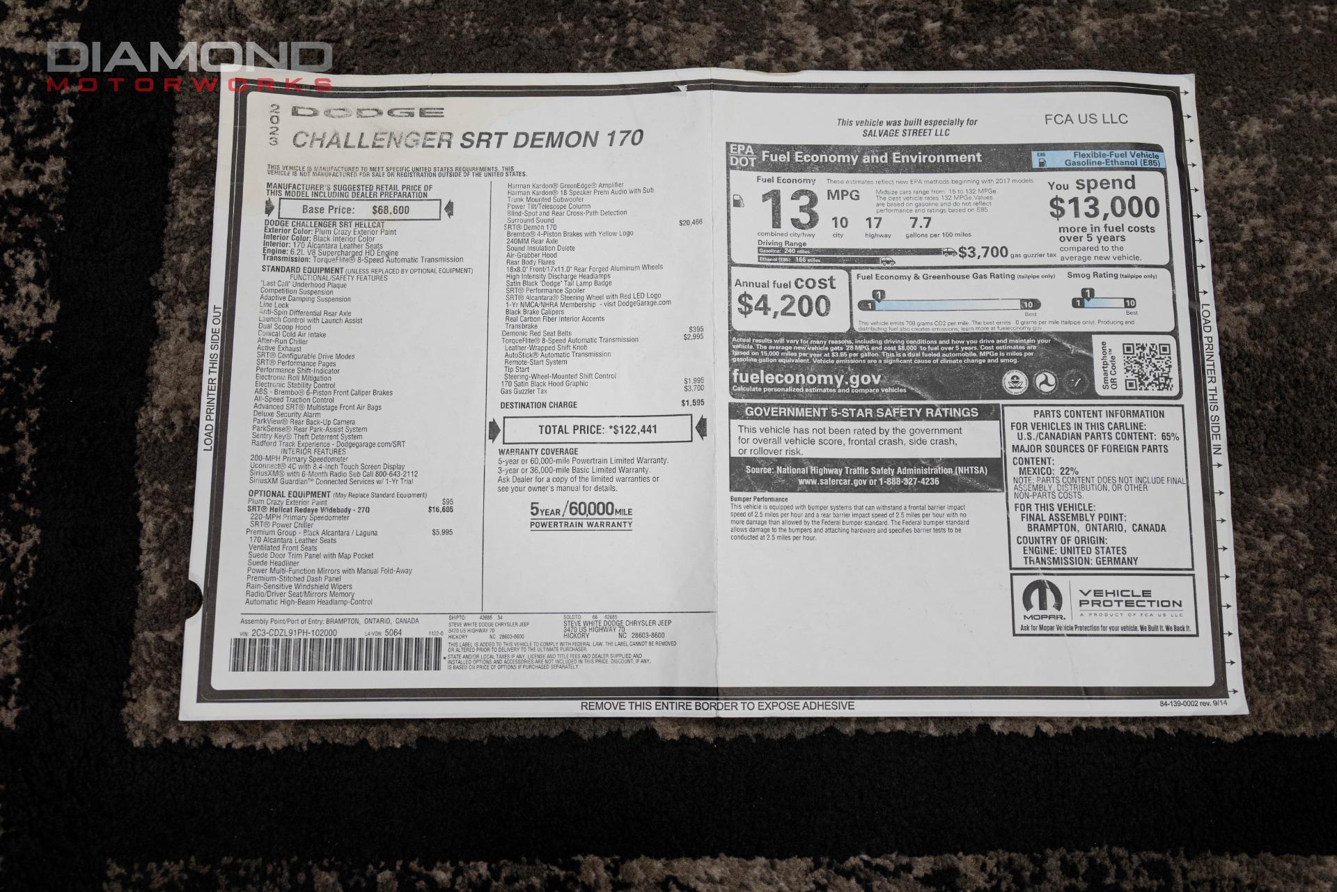 2023 DODGE CHALLENGER - Image 133