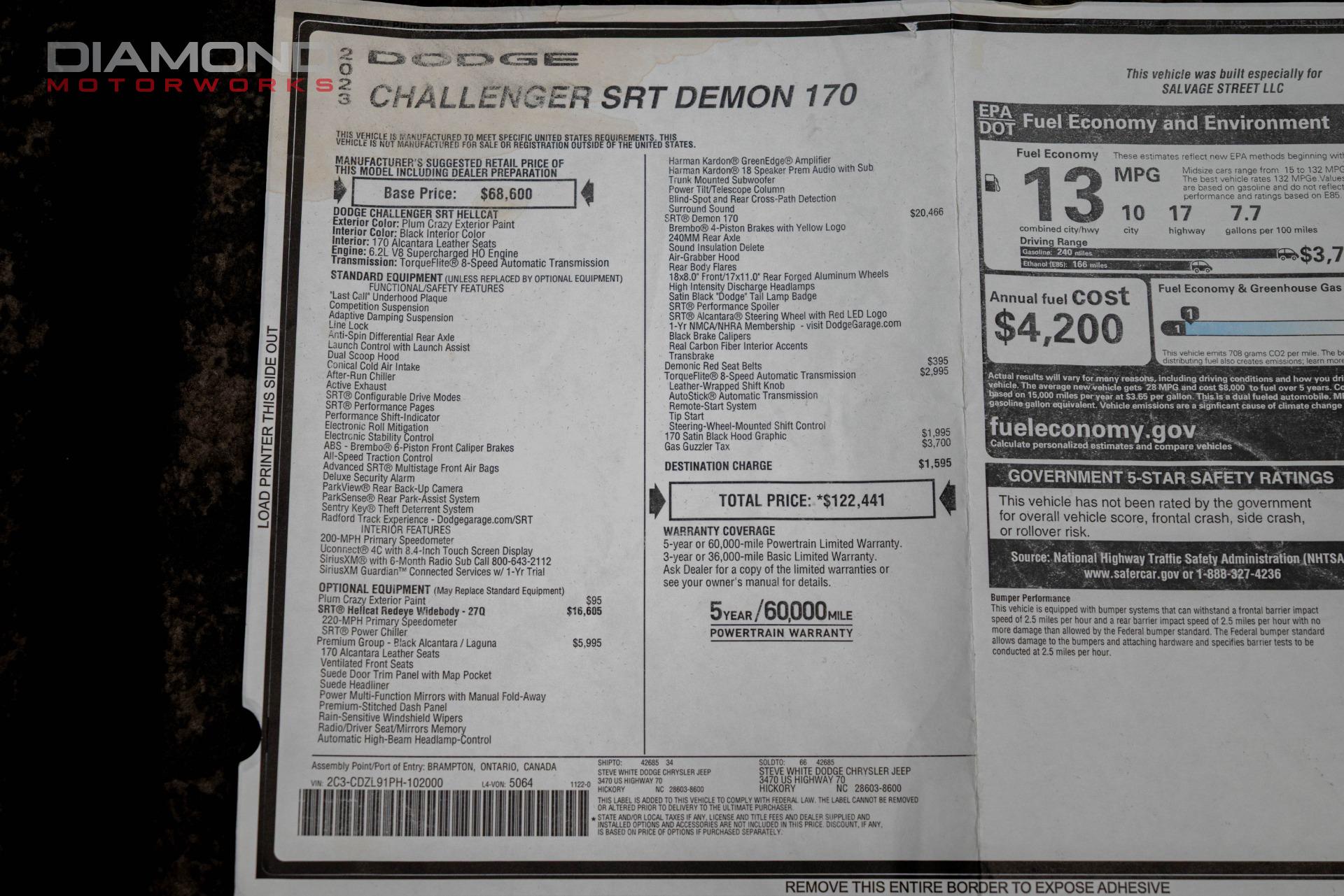 2023 DODGE CHALLENGER - Image 134