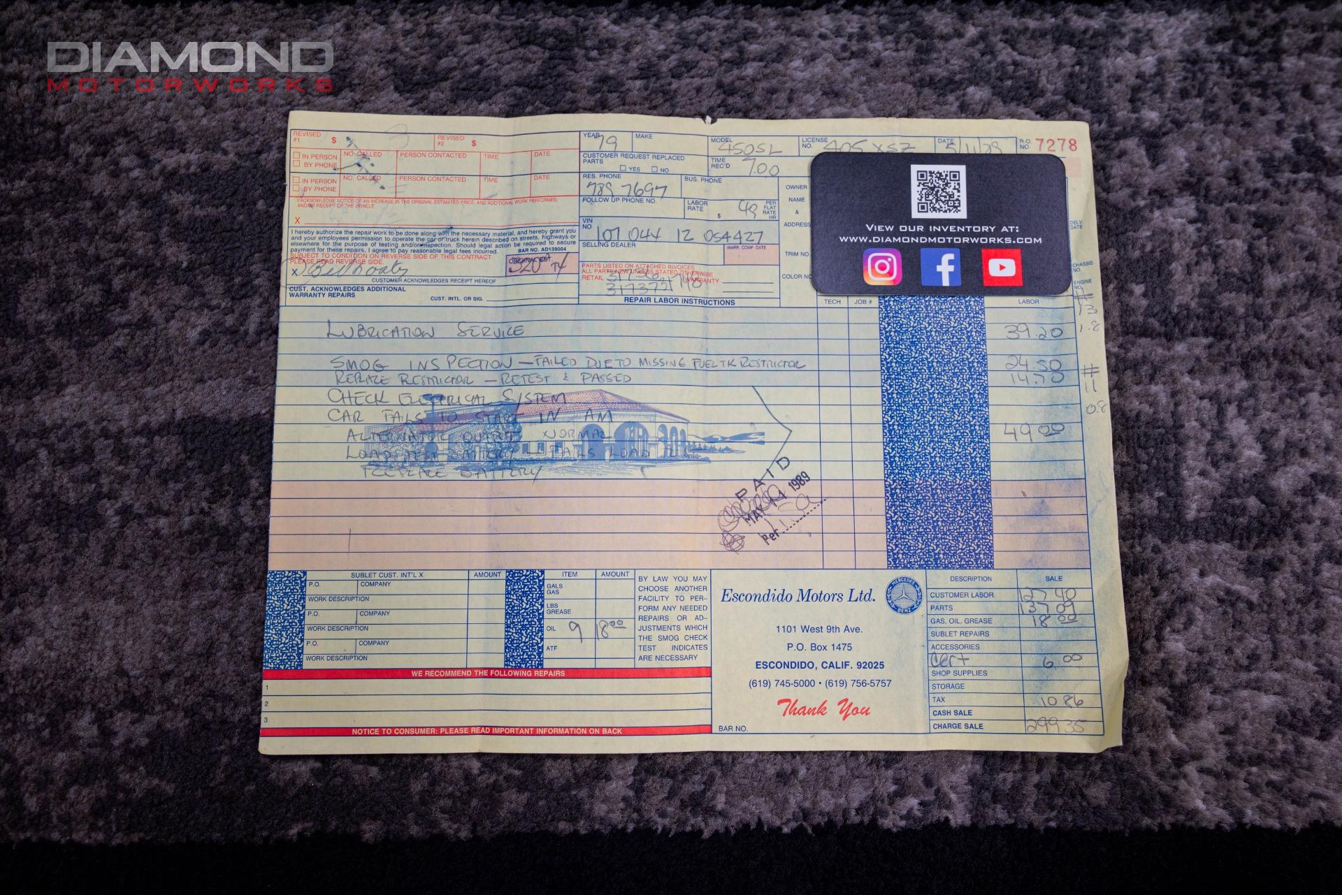 1979 MERCEDES BENZ 450SL - Image 149