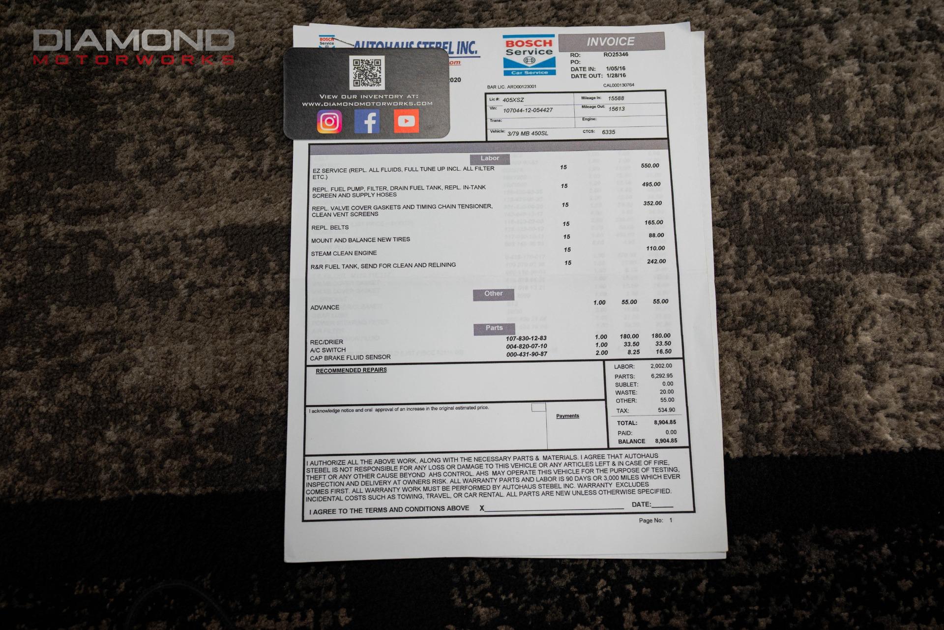 1979 MERCEDES BENZ 450SL - Image 150