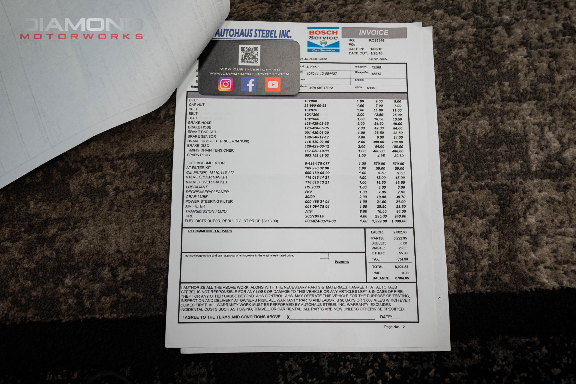 1979 MERCEDES BENZ 450SL - Image 151