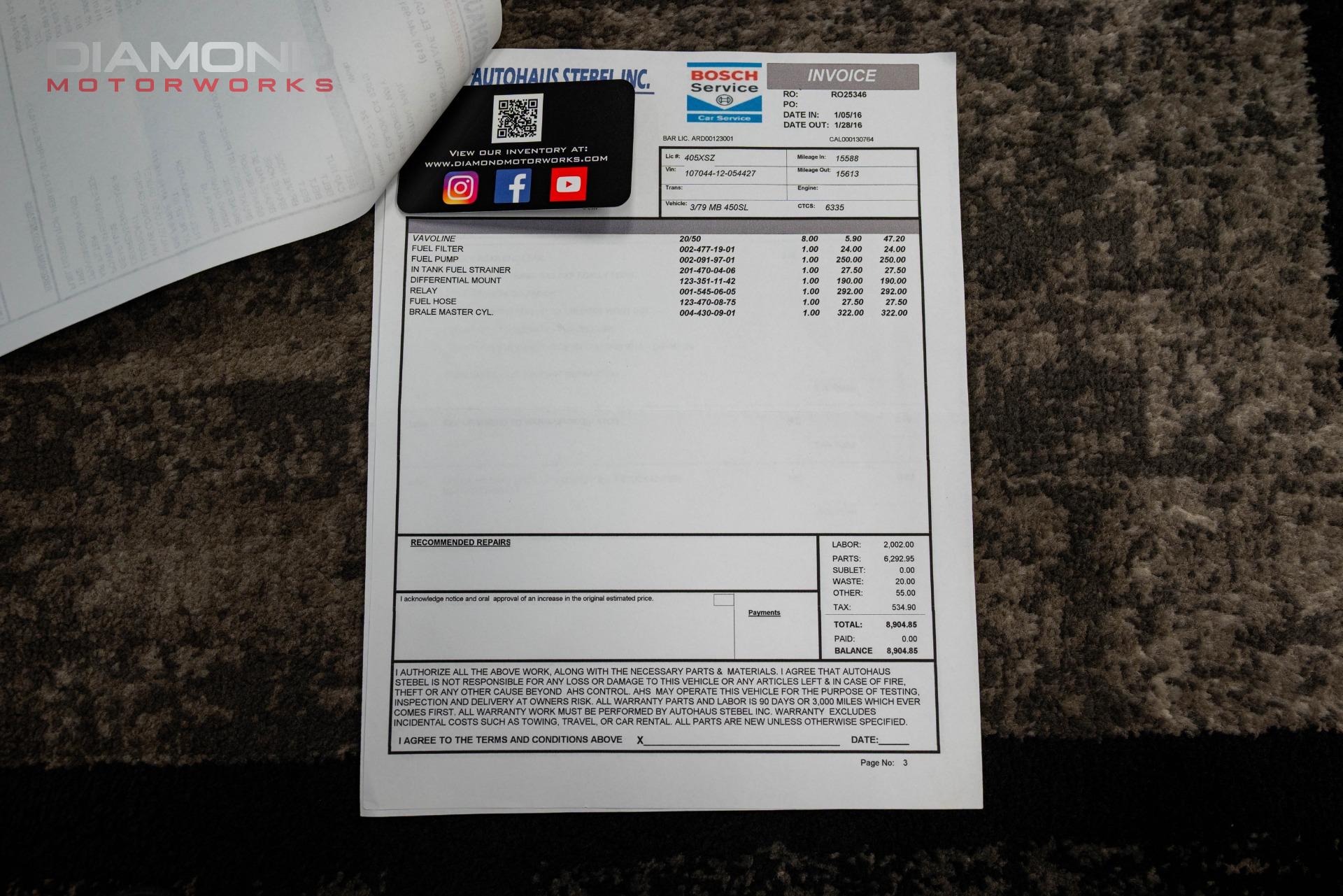 1979 MERCEDES BENZ 450SL - Image 152