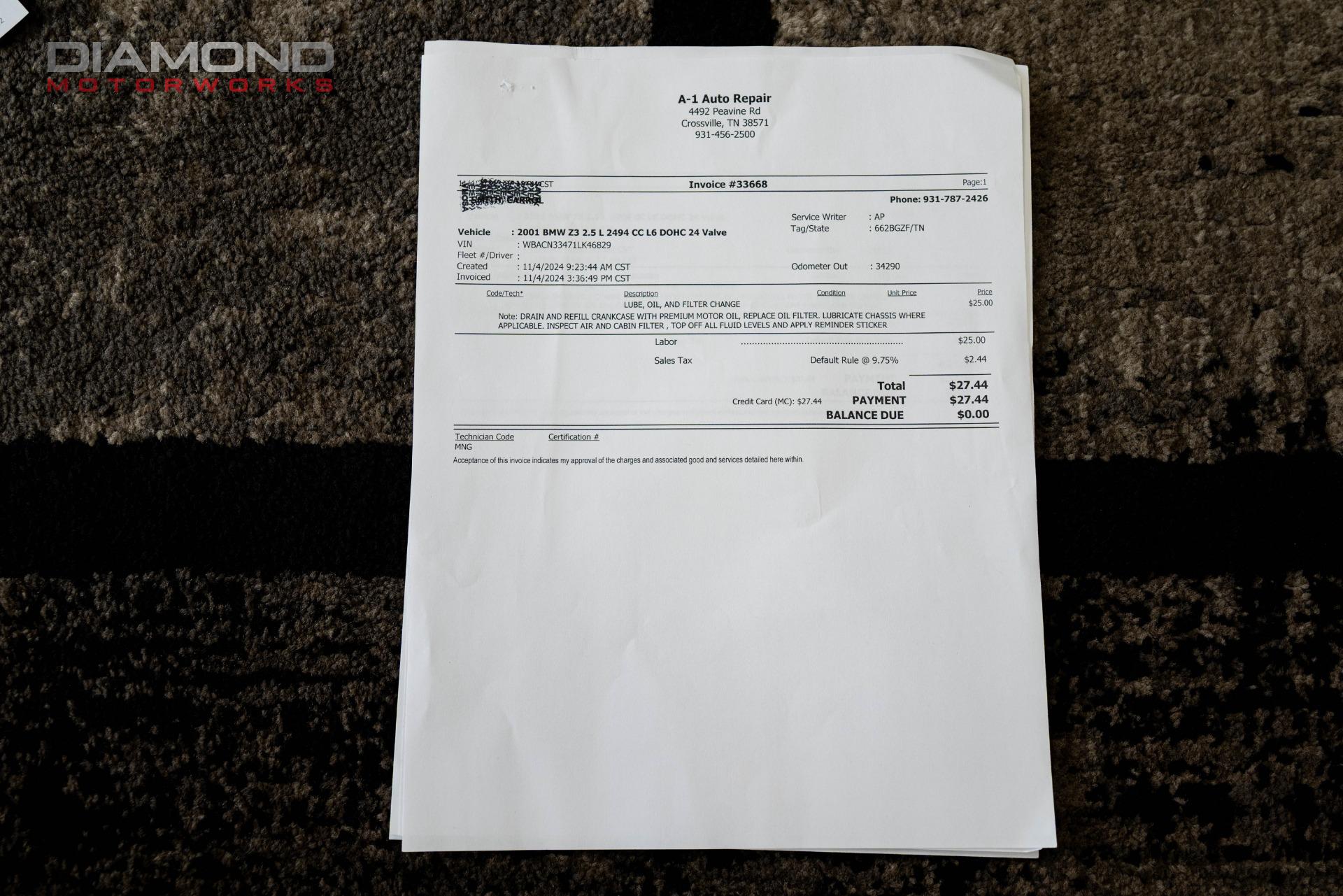 2001 BMW Z3 - Image 131