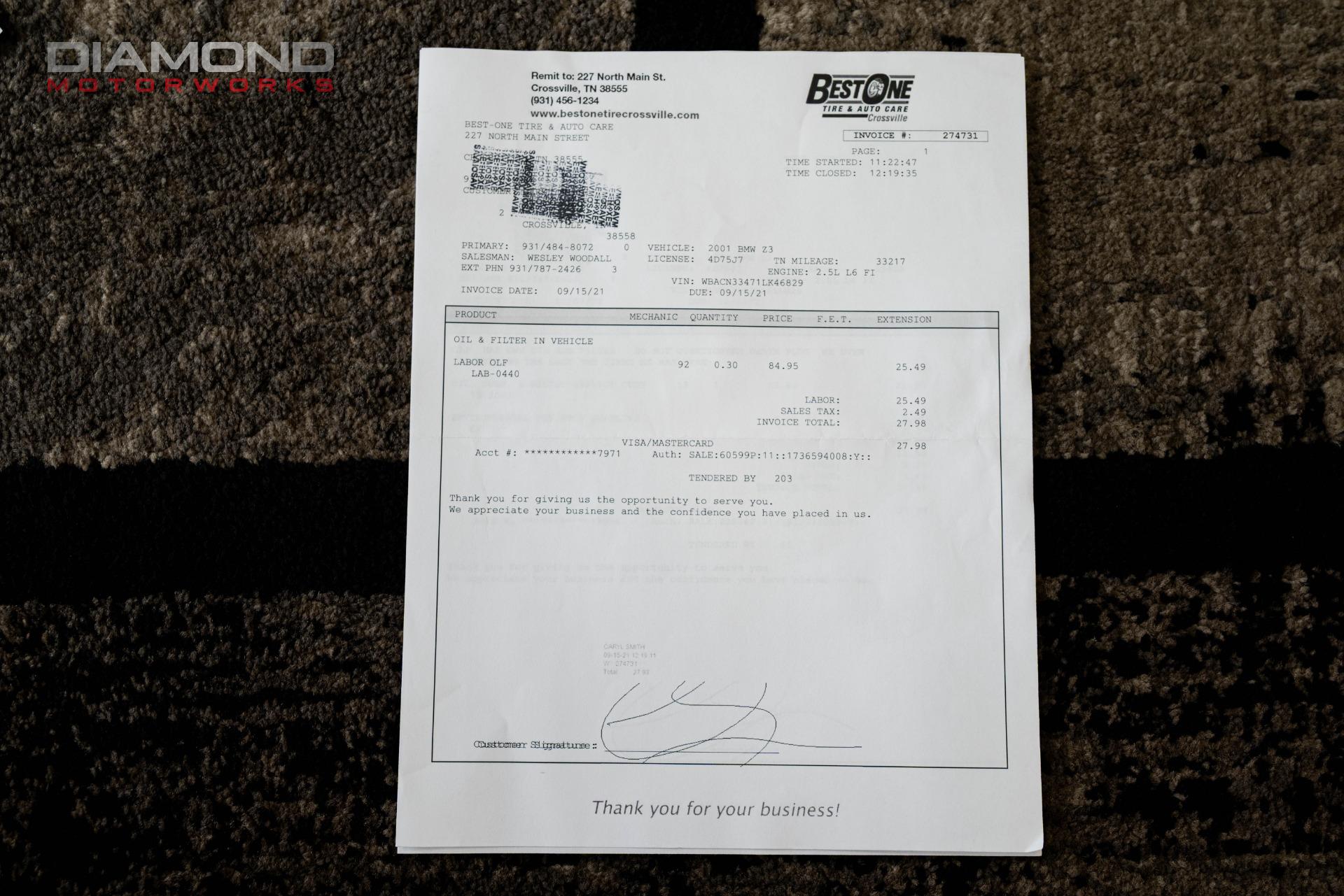 2001 BMW Z3 - Image 133