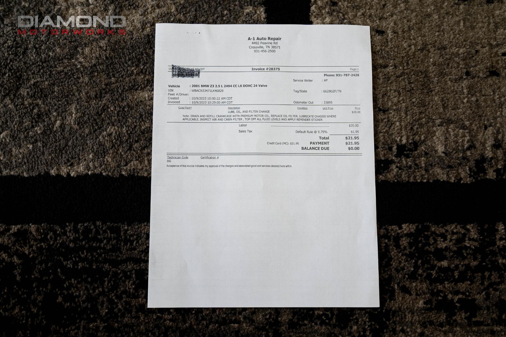 2001 BMW Z3 - Image 135