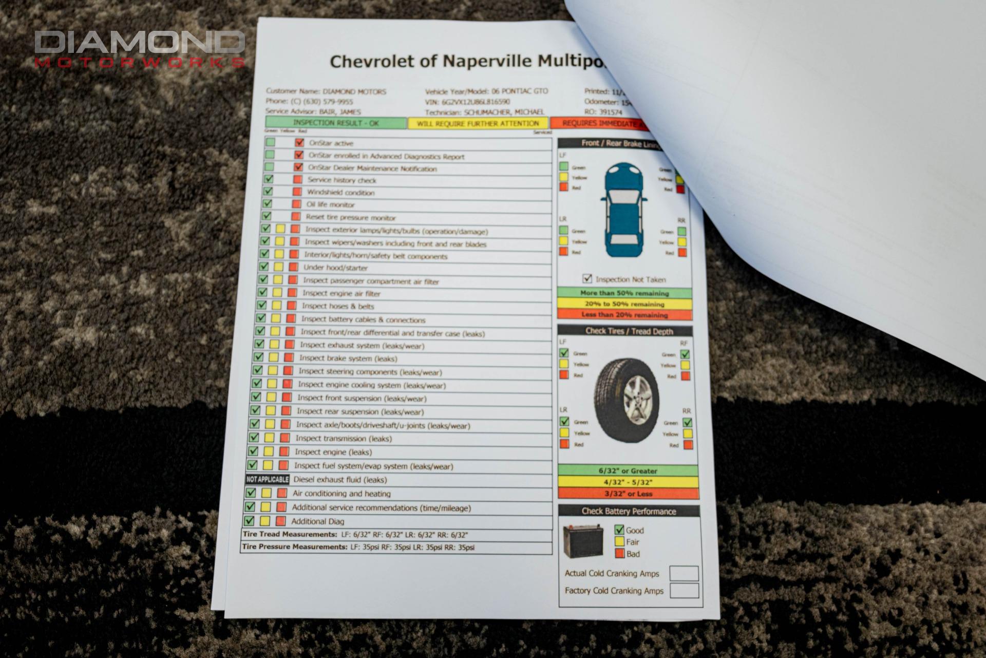 2006 PONTIAC GTO - Image 149