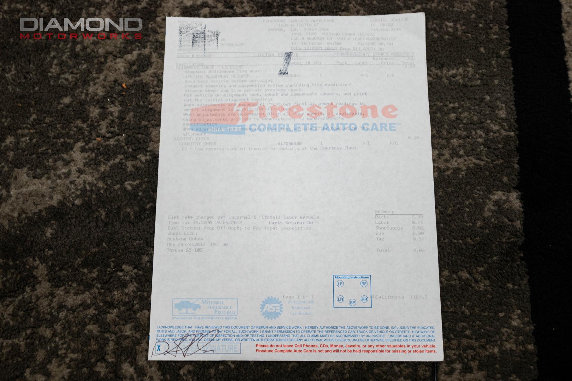 1999 FORD MUSTANG - Image 142