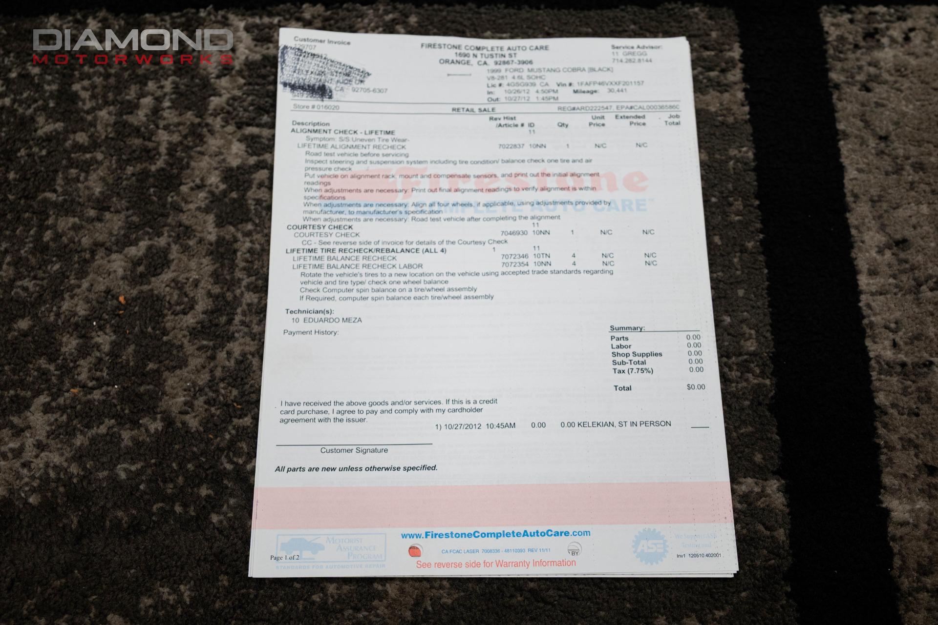 1999 FORD MUSTANG - Image 144