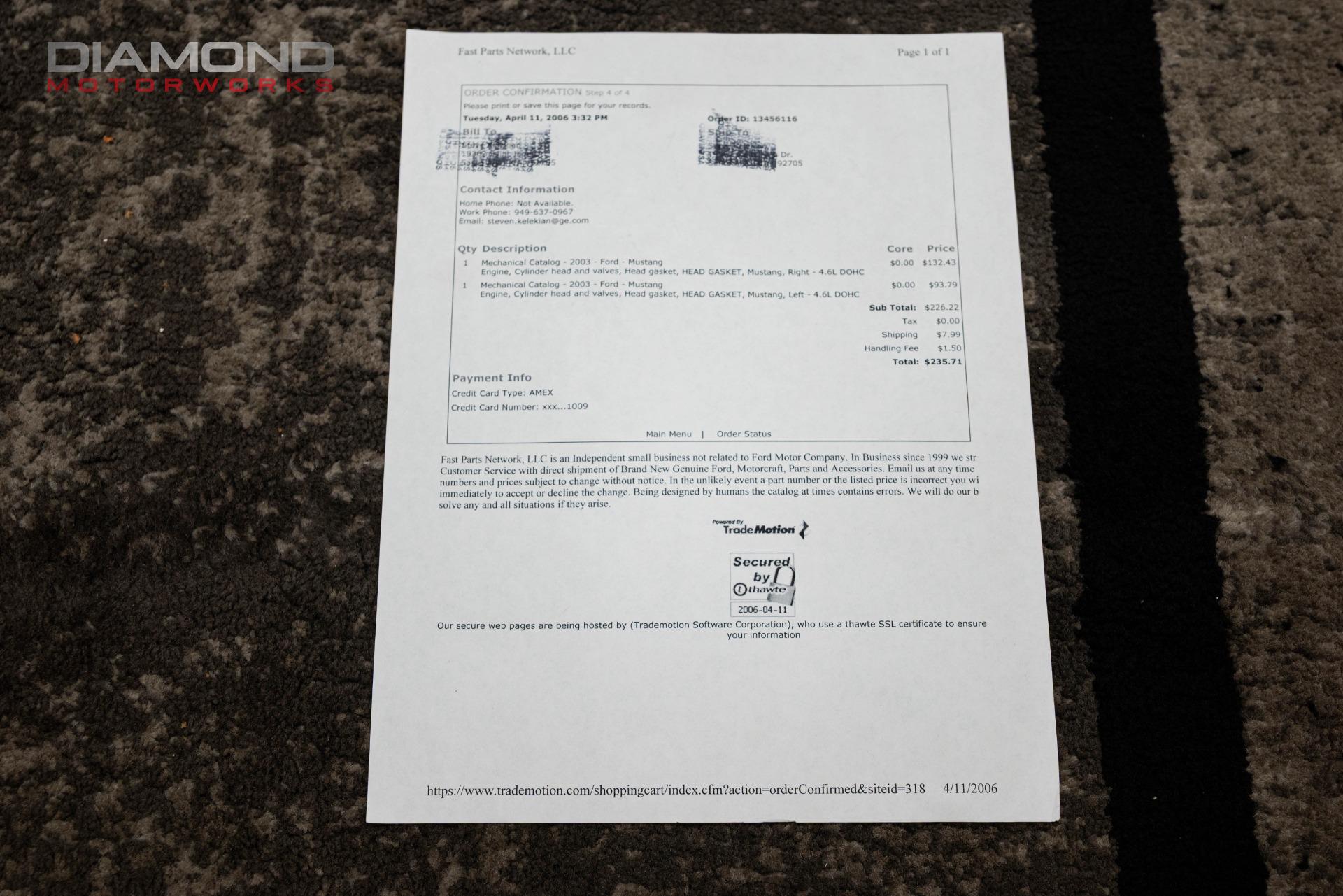 1999 FORD MUSTANG - Image 157