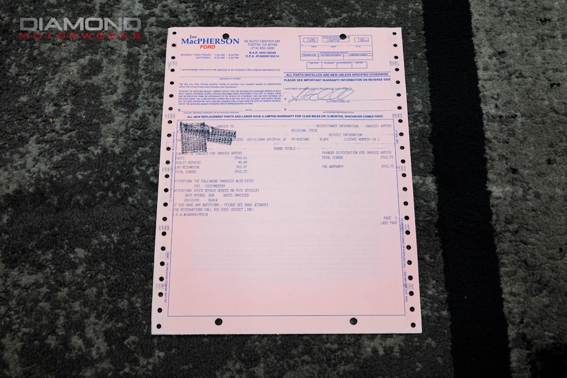 1999 FORD MUSTANG - Image 170