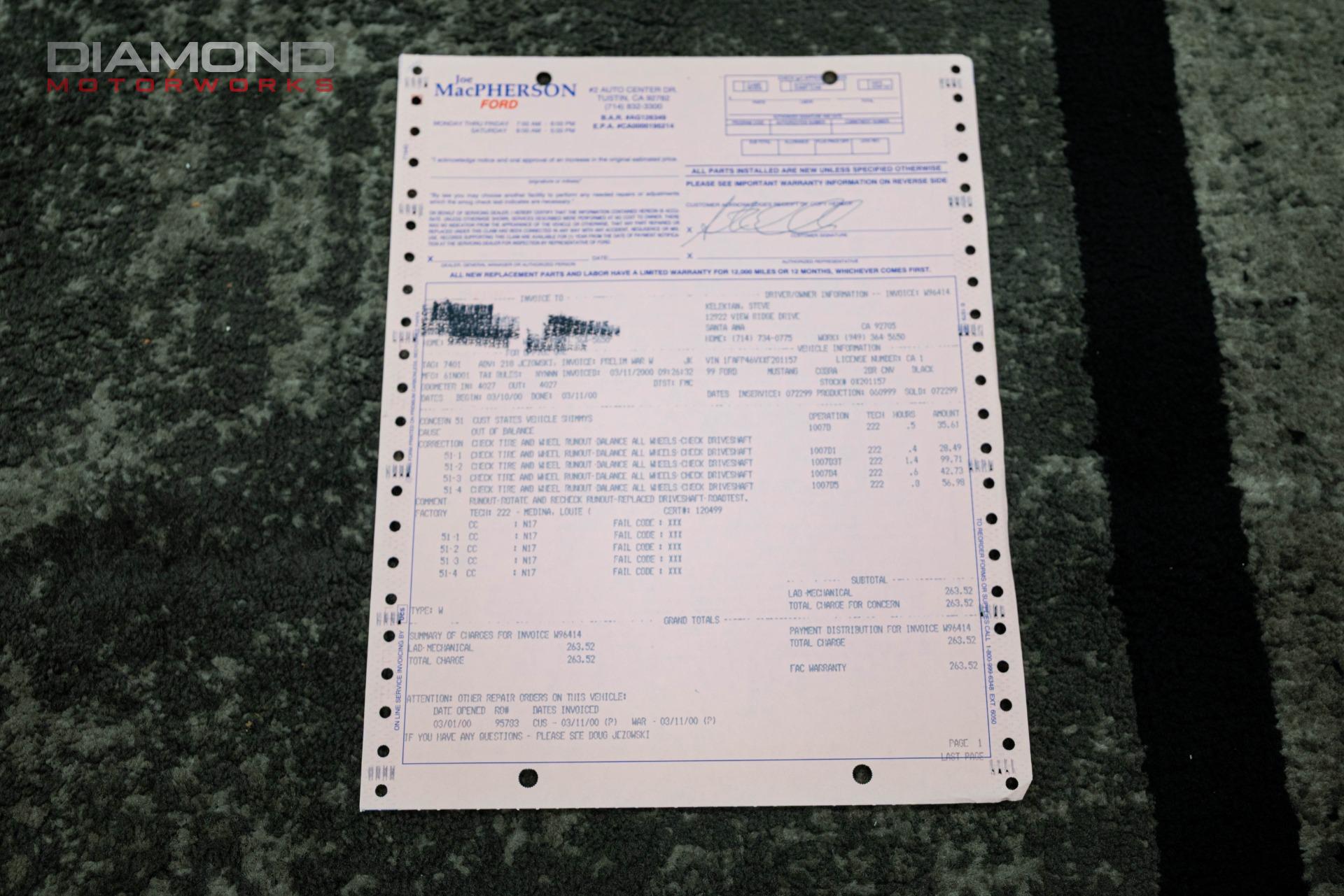 1999 FORD MUSTANG - Image 171