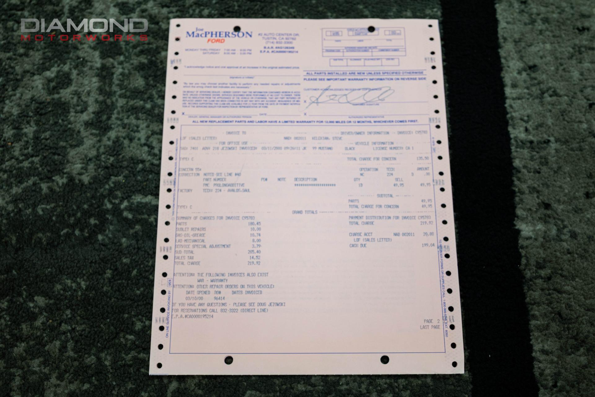 1999 FORD MUSTANG - Image 176