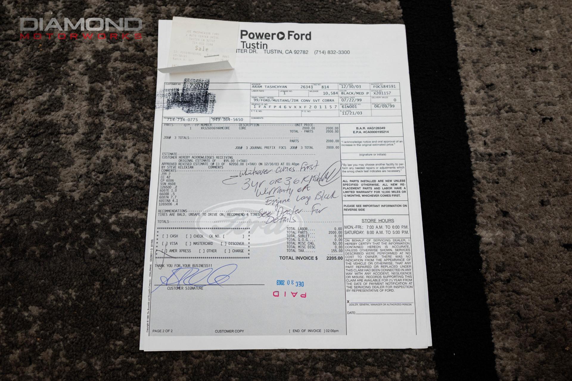 1999 FORD MUSTANG - Image 184