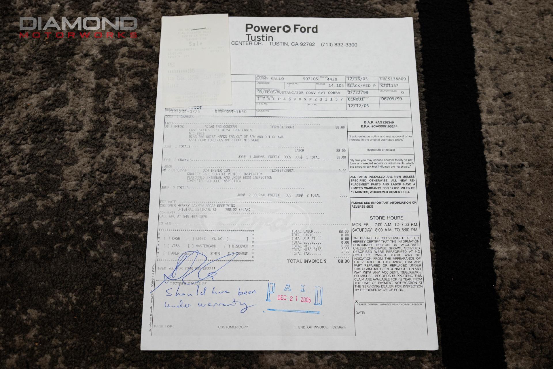 1999 FORD MUSTANG - Image 186