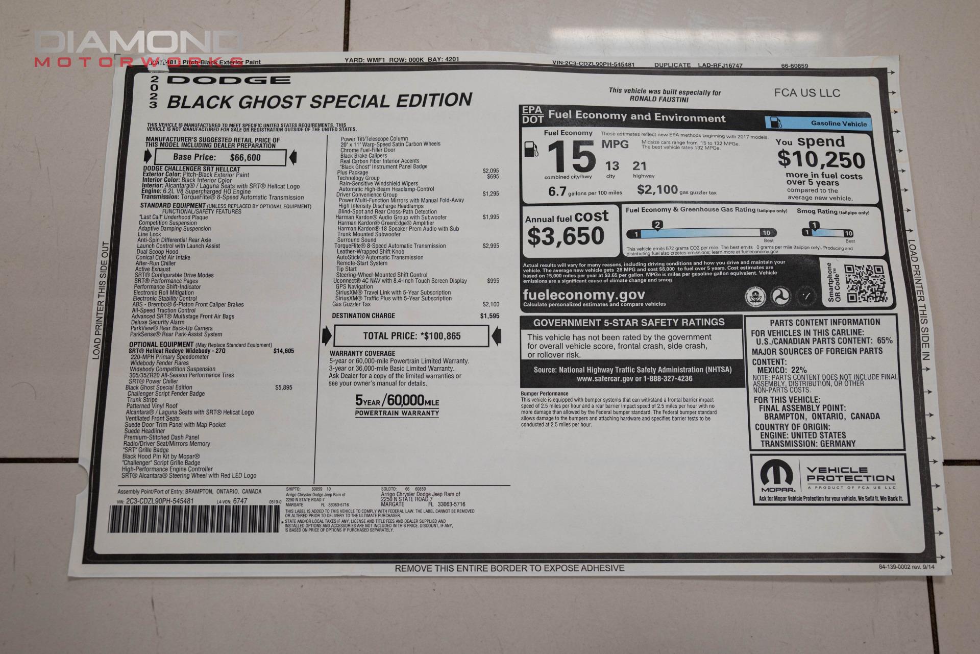 2023 DODGE CHALLENGER - Image 143