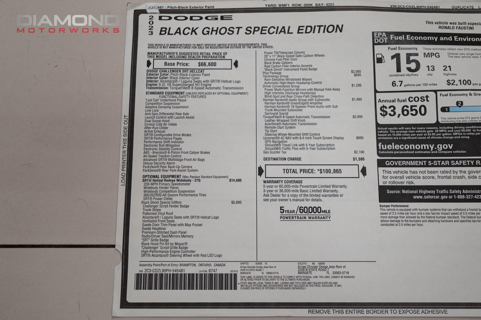 2023 DODGE CHALLENGER - Image 144