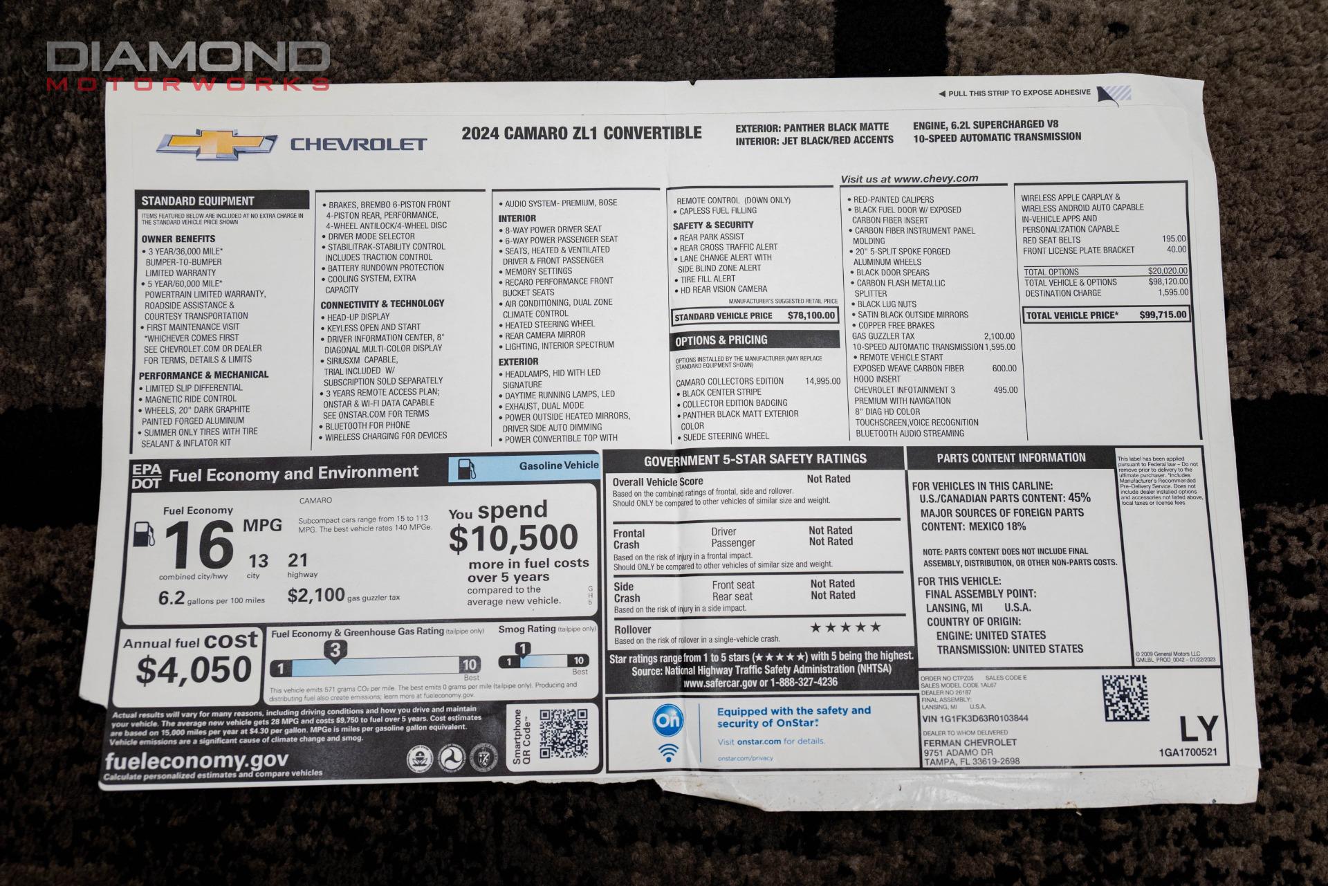 2024 CHEVROLET CAMARO - Image 168