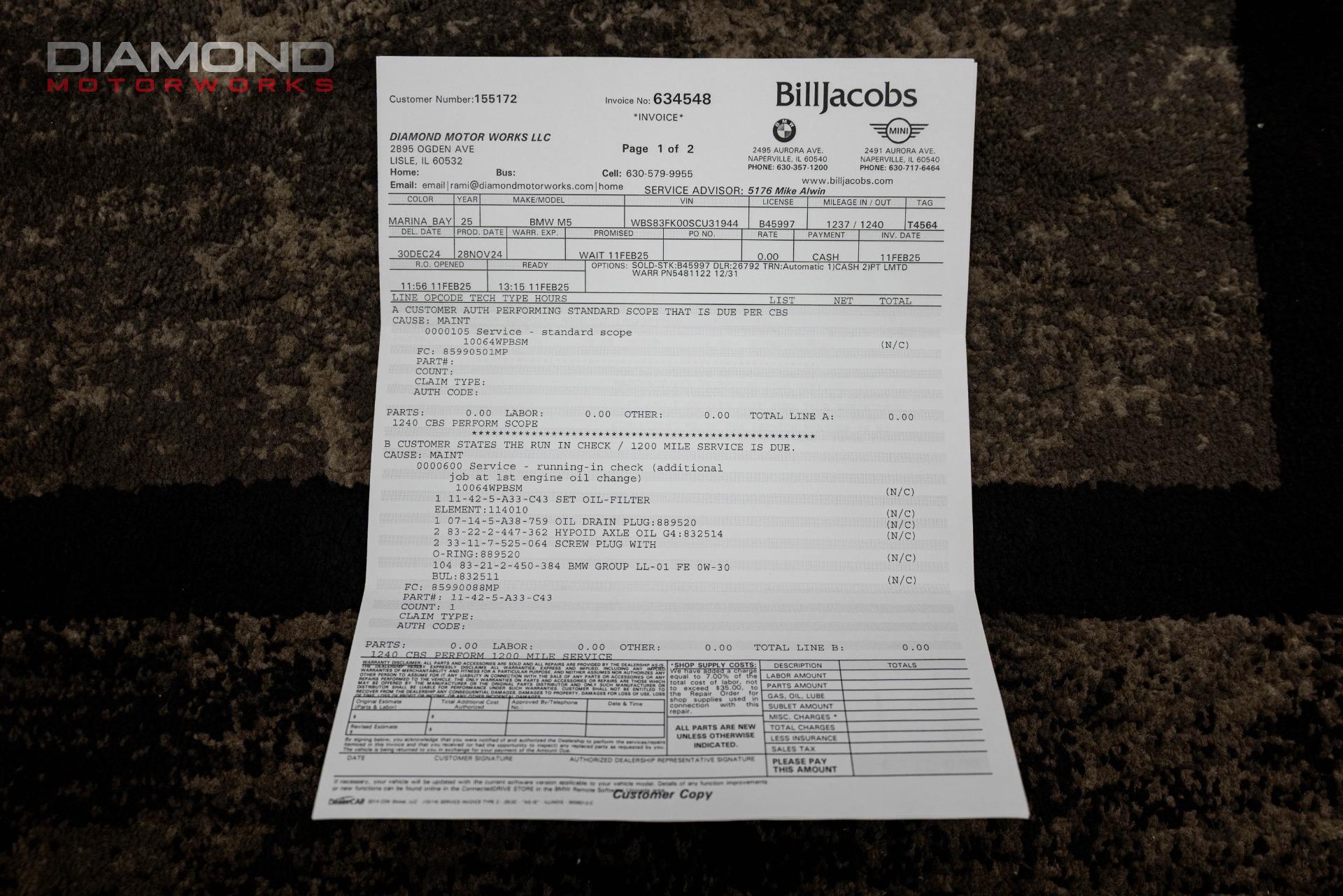 2025 BMW M5 - Image 179