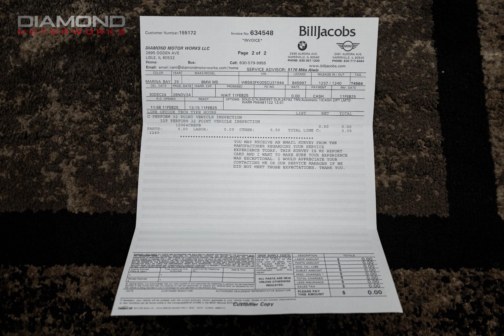 2025 BMW M5 - Image 180